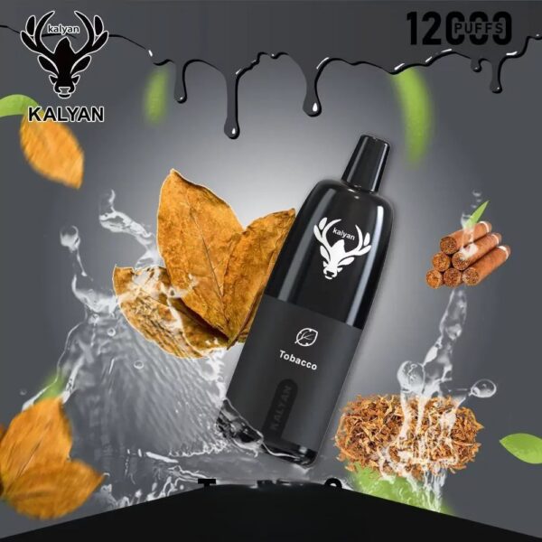 KalyanPro12000Puffs-Tobacco KALYAN Pro 12000 Puffs 50MG Disposable Vape