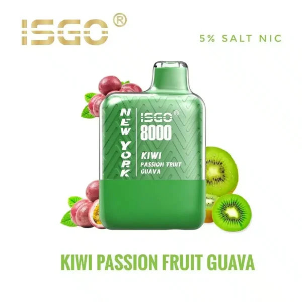 Isgo New York 8000 Puffs 50MG Nicotine Disposable Vape