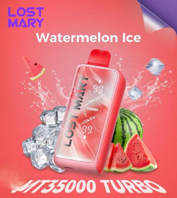 Lost-Mary-MT-35000-Puff-Turbo-Watermelon-Ice Lost Mary turbo MT 35000 Puffs