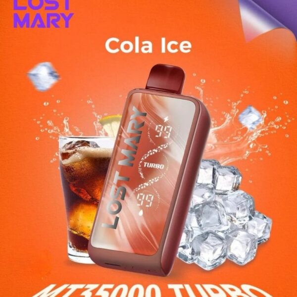 Lost-Mary-turbo-MT-35000-Puffs-20MG-nicotine-Cola-Ice-1.jpg Lost Mary turbo MT 35000 Puffs 20MG nicotine Disposable Vape