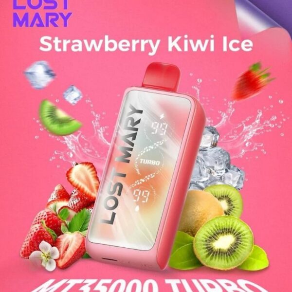 Lost-Mary-turbo-MT-35000-Puffs-20MG-nicotine-Strawberry-Kiwi-Ice-1.jpg Lost Mary turbo MT 35000 Puffs 20MG nicotine Disposable Vape