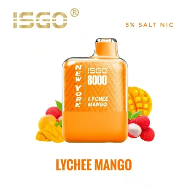 Isgo New York 8000 Puffs 50MG Nicotine Disposable Vape