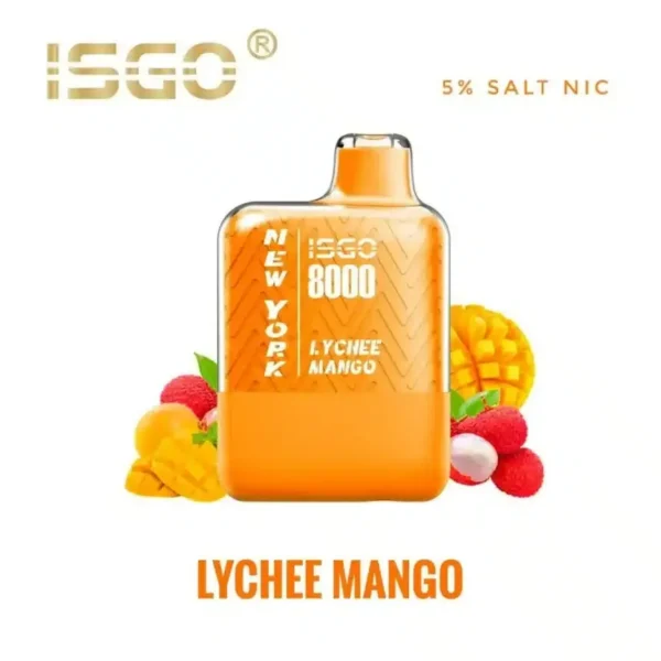 Isgo New York 8000 Puffs 50MG Nicotine Disposable Vape