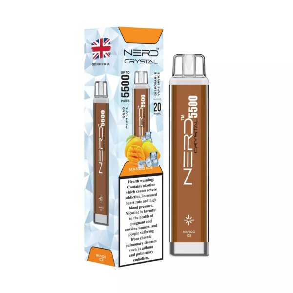 MANGO-ICE-Buy-NERD-Crystal-1.jpg NERD Crystal 5500 Puffs 2% Nicotine Disposable vape