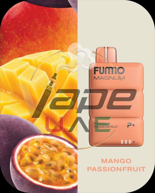 MANGO-PASSIONFRUIT-FUMMO-Magnum-8000-Puffs-2-Disposable-Vape-in-Dubai.jpg FUMMO Magnum 8000 Puffs 20MG Nicotine