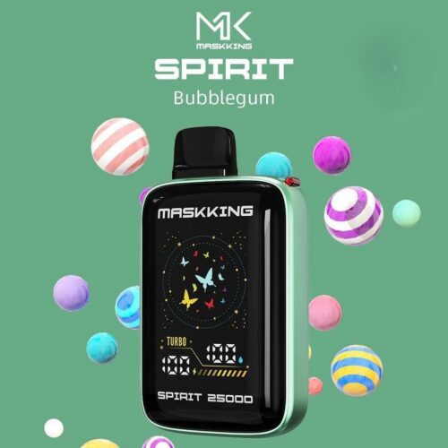 MASKKING-Spirit-25000-Puffs-Price-in-Dubai-BUBBLEGUM MASKKING Spirit 25000 Puffs 50MG Nicotine
