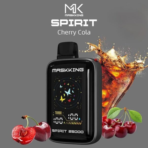 MASKKING-Spirit-25000-Puffs-Price-in-Dubai-CHERRY-COLA MASKKING Spirit 25000 Puffs 50MG Nicotine