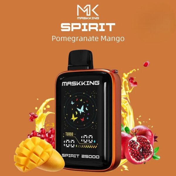 MASKKING-Spirit-25000-Puffs-Price-in-Dubai-POMEGRANATE-MANGO MASKKING Spirit 25000 Puffs 50MG Nicotine
