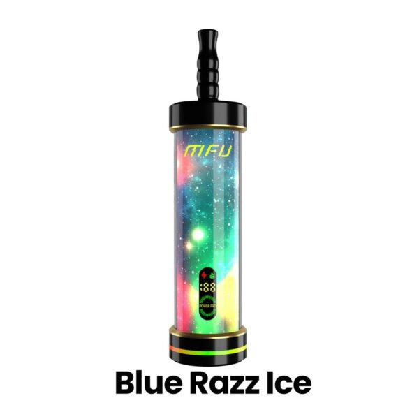 MFU_SHISHA_X2_Hookah_60000_Puff_Disposable-Blue_Razz_Ice__78305.1750977930.jpg MFU SHISHA X2 Hookah 60000 Puff 5MG Nicotine Disposable Vape