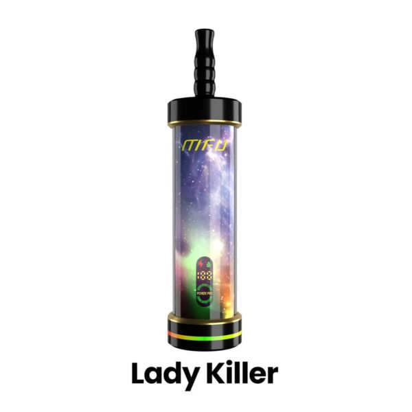 MFU_SHISHA_X2_Hookah_60000_Puff_Disposable-Lady_Killer__96345.1756490111.jpg MFU SHISHA X2 Hookah 60000 Puff 5MG Nicotine Disposable Vape