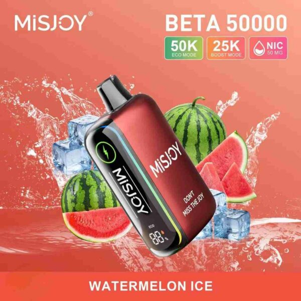 MISJOY-Beta-50000-Puffs-Disposable-Watermelon-Ice.jpg MISJOY Beta 50000 Puffs Disposable Vape 50mg