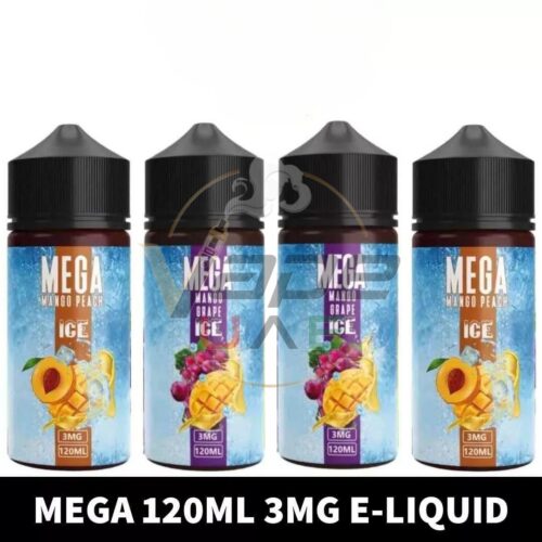 MEGA 120ml 3mg E-liquid