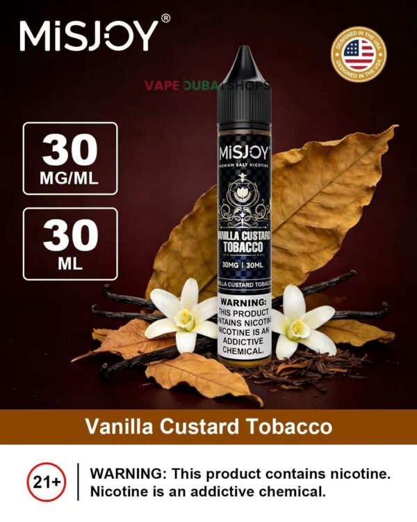 Misjoy-premium-salt-nicotine-30mg-30mg-liquid-USA-brand-__Vanilla-Custard-Tabacco.jpg Misjoy premium salt nicotine 30mg 30ml liquid USA brand