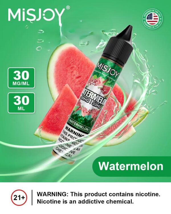Misjoy-premium-salt-nicotine-30mg-30mg-liquid-USA-brand-__Watermelon.jpg Misjoy premium salt nicotine 30mg 30ml liquid USA brand