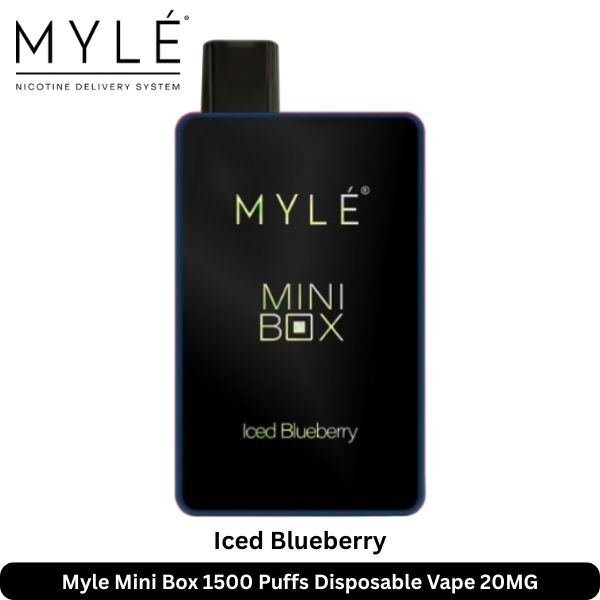 Myle-Mini-Box-1500-Puffs-Iced-Blueberry-Disposable-Vape-20mg-1.jpg Myle Mini Box 1500 Puffs 20MG Nicotine