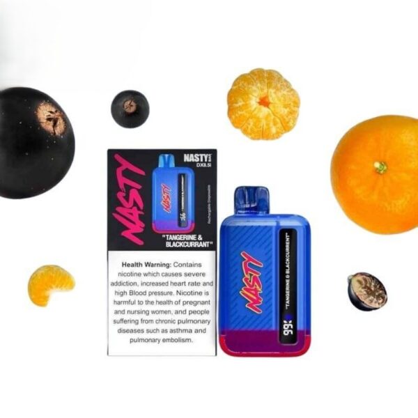 NASTY-Bar-8500-Puffs-20-Mg-50-Mg-Disposable-Vape-Tangerine-Blackcurrant NASTY Bar 8500 Puffs 20 Mg & 50 Mg Disposable Vape