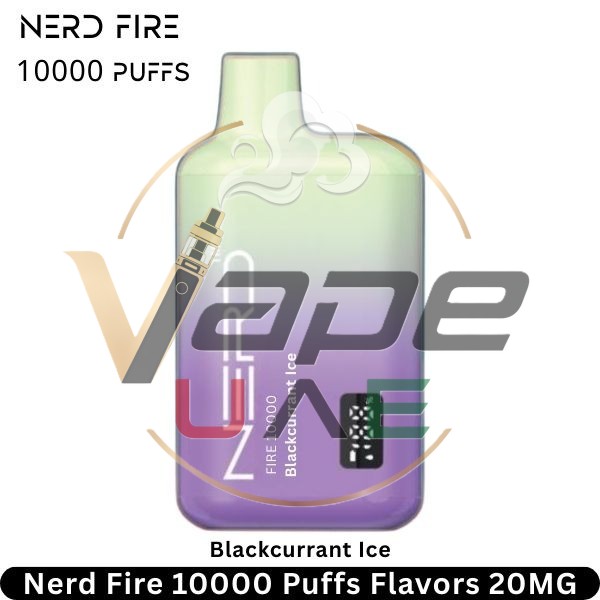 Nerd-Fire-10000-Puffs-Blackcurrant-Ice-Flavors-20MG.jpg Nerd fire 10000 puffs 20MG nicotine