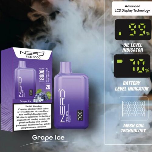 Nerd Fire 8000 Puffs 2% Nicotine Disposable Vape