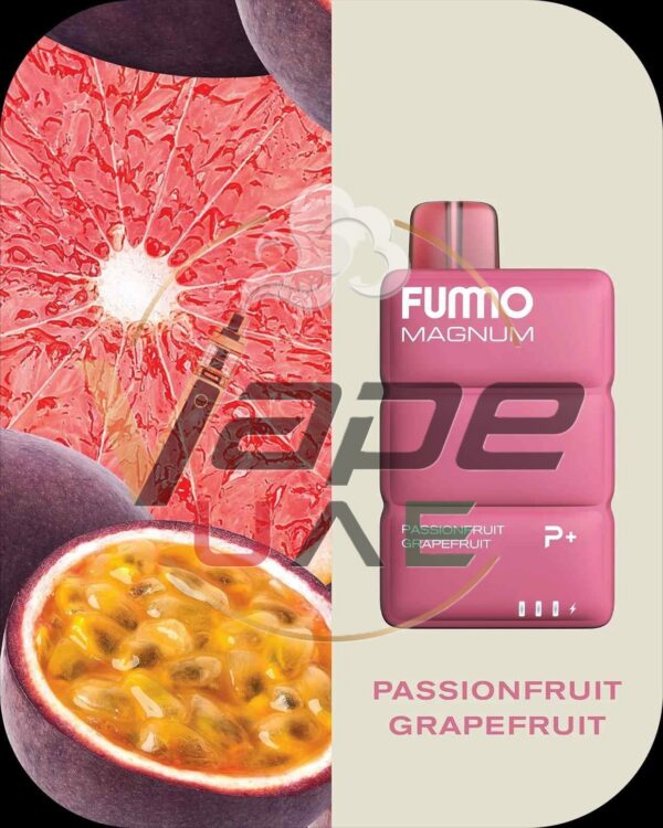 PASSIONFRUIT-GRAPEFRUIT-FUMMO-Magnum-8000-Puffs-2-Disposable-Vape-in-Dubai.jpg FUMMO Magnum 8000 Puffs 20MG Nicotine