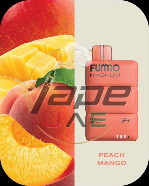 PEACH-MANGO-FUMMO-Magnum-8000-Puffs-2-Disposable-Vape-in-Dubai.jpg FUMMO Magnum 8000 Puffs 20MG Nicotine