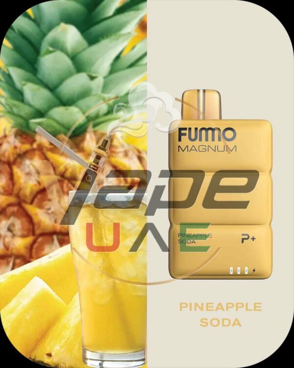 PINEAPPLE-SODA-FUMMO-Magnum-8000-Puffs-2-Disposable-Vape-in-Dubai.jpg FUMMO Magnum 8000 Puffs 20MG Nicotine