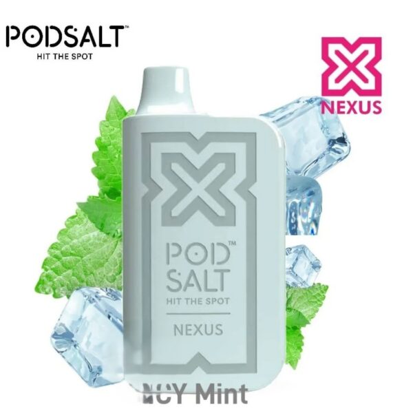 POD-SALT-NEXUS-6000-Puffs-Icy-Mint. POD SALT Nexus 6000 Puffs 20mg Disposable Vape