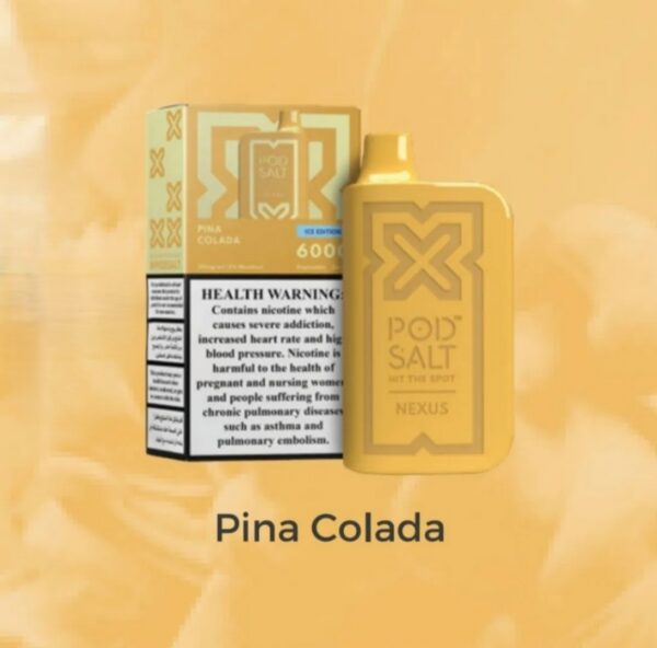 POD-SALT-NEXUS-6000-Puffs-Pina-Colada POD SALT Nexus 6000 Puffs 20mg Disposable Vape