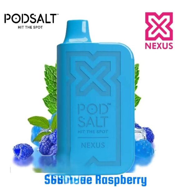 POD-SALT-NEXUS-6000-Puffs-Sour-Blue-Raspberry POD SALT Nexus 6000 Puffs 20mg Disposable Vape