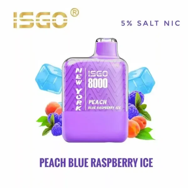 Isgo New York 8000 Puffs 50MG Nicotine Disposable Vape