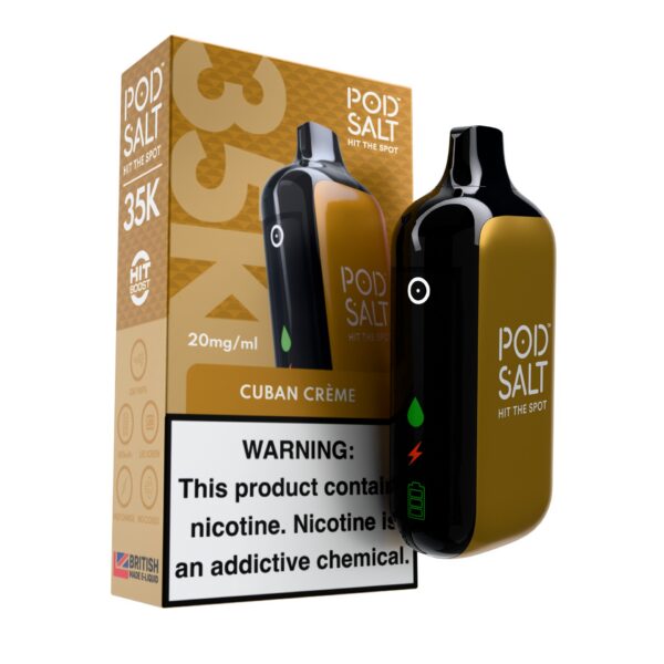 Pod-Salt-35000-Puffs-Disposable-Vape-Cuban-Creme.jpg Pod Salt 35000 puffs 20MG Nicotine Disposable Vape