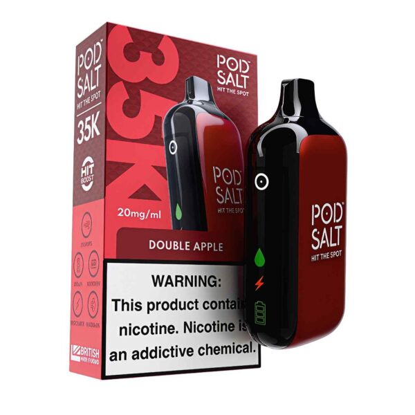 Pod-Salt-35K-Puffs-Double-Apple.jpg Pod Salt 35000 puffs 20MG Nicotine Disposable Vape