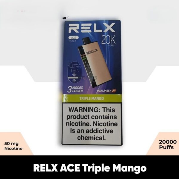 RELX Ace 20000 Puffs 50mg Disposable Vape