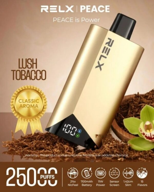 RELX-Peace-25000-puffs-20MG-Disposable-Vape-Lush-Tobacco-800x994-2.jpg RELX Peace 25000 puffs 20MG Disposable Vape
