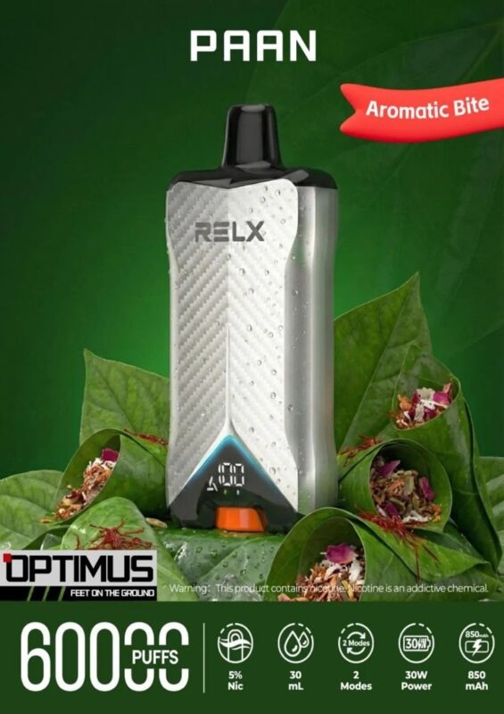 Relx-Optimus-up-to-60000-puffs-50mg-Paan-565x800-2.jpg Relx Optimus 60000 puffs 50mg nicotine disposable vape