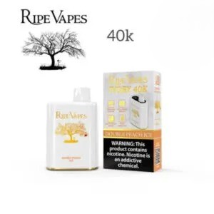 Ripe-Vapes-IVORY-40000-Puffs-Disposable-Vape-peach-ice.jpg Ripe Vapes IVORY 40000 Puffs 20MG Disposable vape