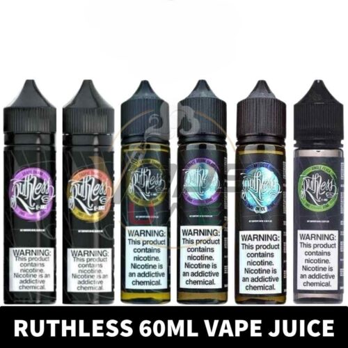 Ruthless-60ml-E-juice.jpg RUTHLESS 60ML E-JUICE Vape Juice
