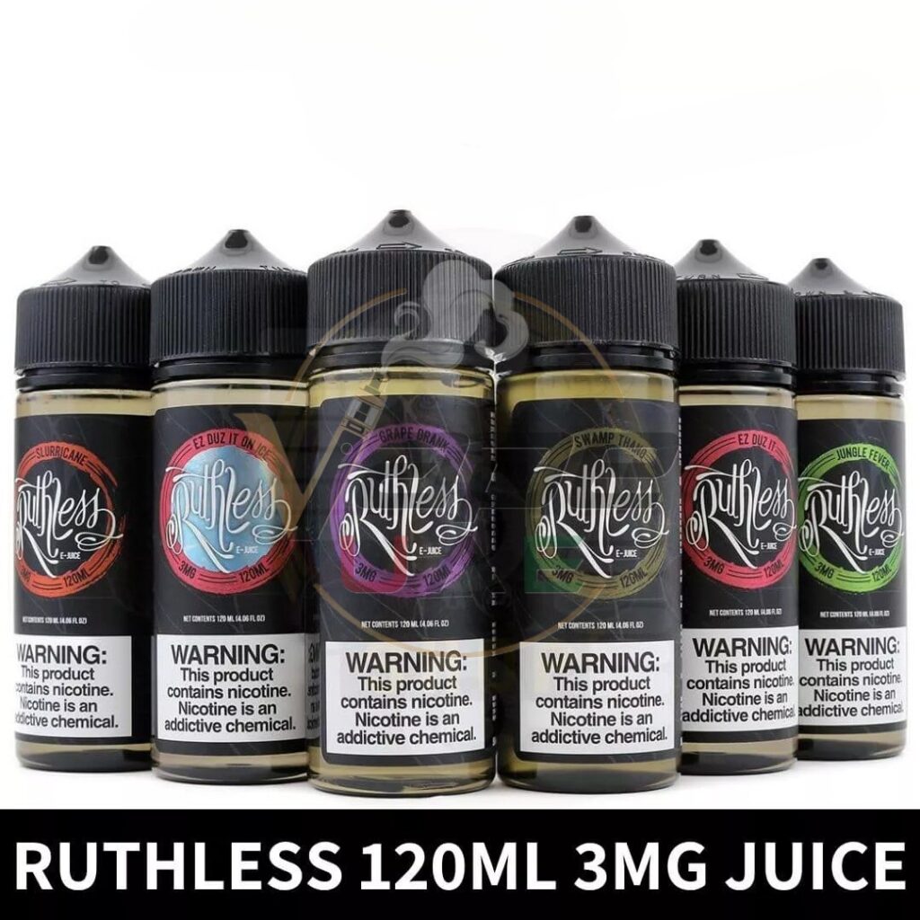 Ruthless E-juice 100ML 3mg All Flavors Vape Shop