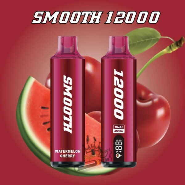 SMOOTH-Whale-12000-Puffs-Disposable-Watermelon-Cherry SMOOTH Whale 12000 Puffs 20mg&50mg Disposable Vape
