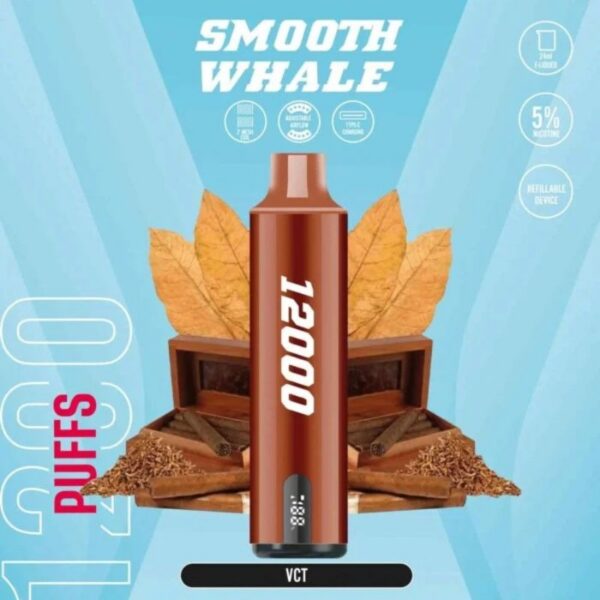 SMOOTH-Whale-2-5-12000-Puffs-Vape-VCT SMOOTH Whale 12000 Puffs 20mg&50mg Disposable Vape