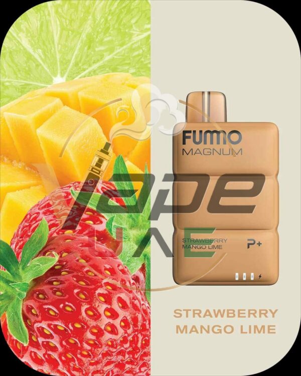 STRAWBERRY-MANGO-LIME-FUMMO-Magnum-8000-Puffs-2-Disposable-Vape-in-Dubai.jpg FUMMO Magnum 8000 Puffs 20MG Nicotine