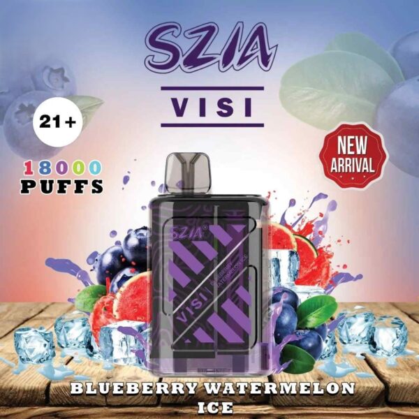 SZIA-Visi-18000-Puffs-Price-in-Dubai-BLUEBERRY-WATERMELON-ICE SZIA Visi 18000 Puffs 20MG Disposable Vape