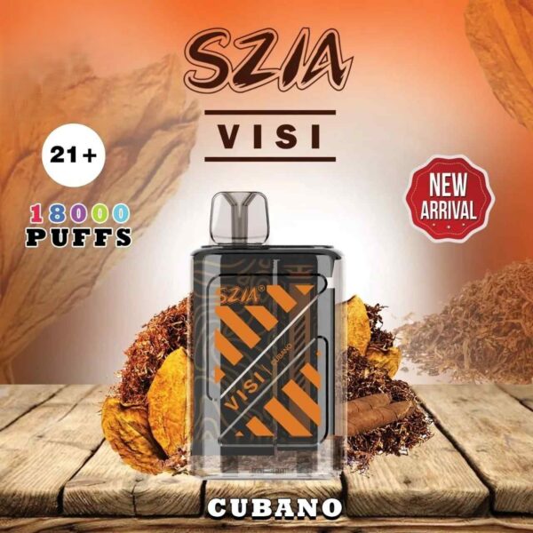 SZIA-Visi-18000-Puffs-Price-in-Dubai-CUBANO SZIA Visi 18000 Puffs 20MG Disposable Vape