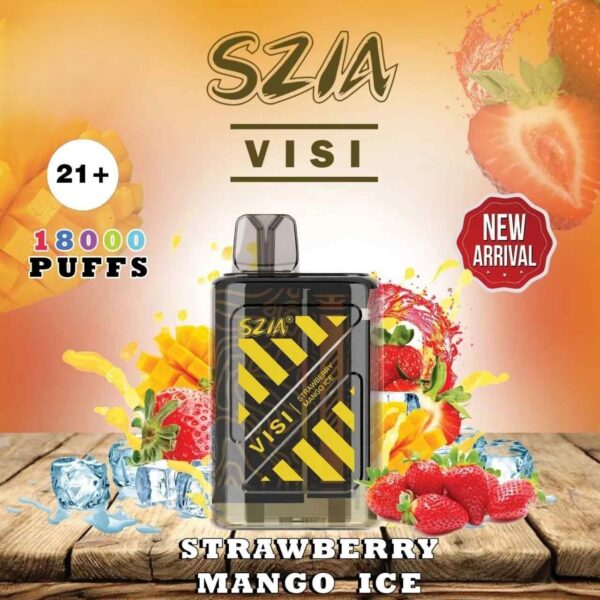 SZIA-Visi-18000-Puffs-Price-in-Dubai-STRAWBERRY-MANGO-ICE SZIA Visi 18000 Puffs 20MG Disposable Vape