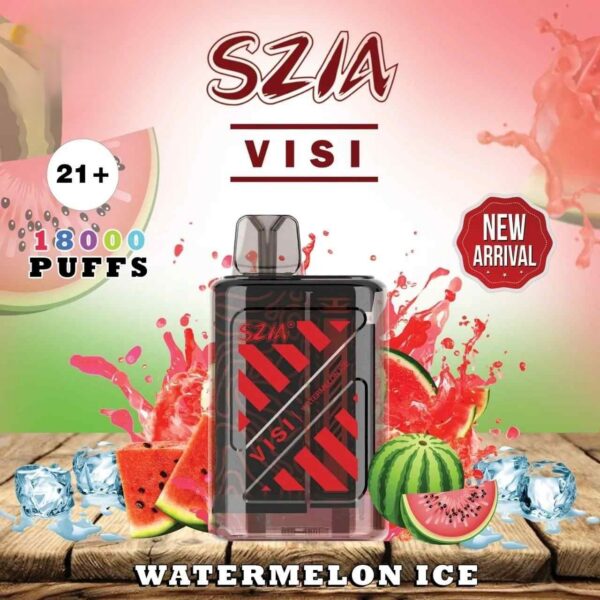 SZIA-Visi-18000-Puffs-Price-in-Dubai-WATERMELON-ICE SZIA Visi 18000 Puffs 20MG Disposable Vape