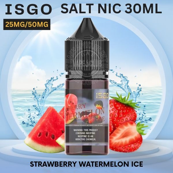 Salt-Nic-Buy-Now-Isgo-Salt-Nic-Vape-Juice-Strawberry-Watermelon-Ice-E-Liquid-30ml.jpg Isgo Salt nicotine 30ml 25MG & 50MG E-liquid