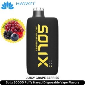 Solix-30000-Puffs-Hayati-Disposable-Vape-Juicy-Grape-Berries-300x300-2.jpg Hayati Solix 30000 Puffs 50MG Nicotine Disposable Vape