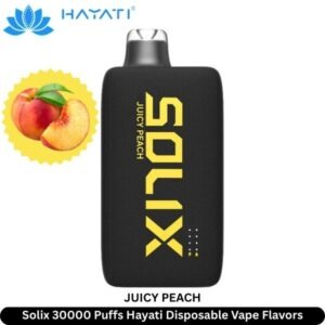 Solix-30000-Puffs-Hayati-Juicy-Peach-Disposable-Vape-300x300-2.jpg Hayati Solix 30000 Puffs 50MG Nicotine Disposable Vape