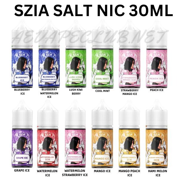 Szia-Salt-Nic-30Ml.jpg SZIA Salt 20MG and 50MG Nicotine 30ML E-liquid