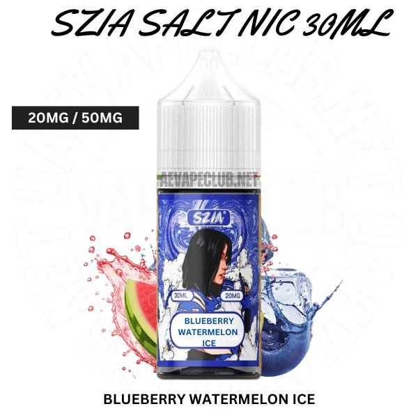 Szia-Salt-Nic-Blueberry-Watermelon-Ice-30Ml.jpg SZIA Salt 20MG and 50MG Nicotine 30ML E-liquid