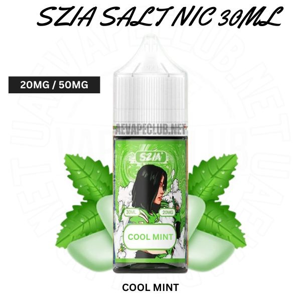 Szia-Salt-Nic-Cool-Mint-30Ml.jpg SZIA Salt 20MG and 50MG Nicotine 30ML E-liquid